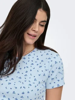Shirt lichtblauw