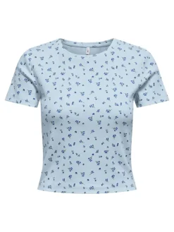 Shirt lichtblauw