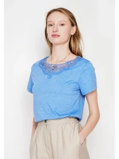 Shirt lichtblauw