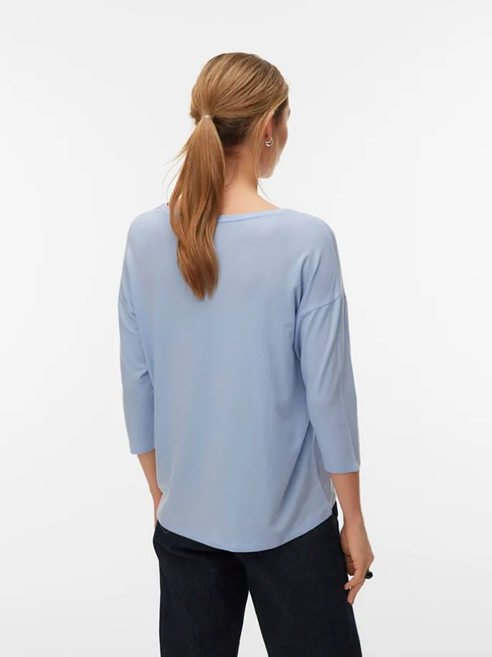 Shirt lichtblauw