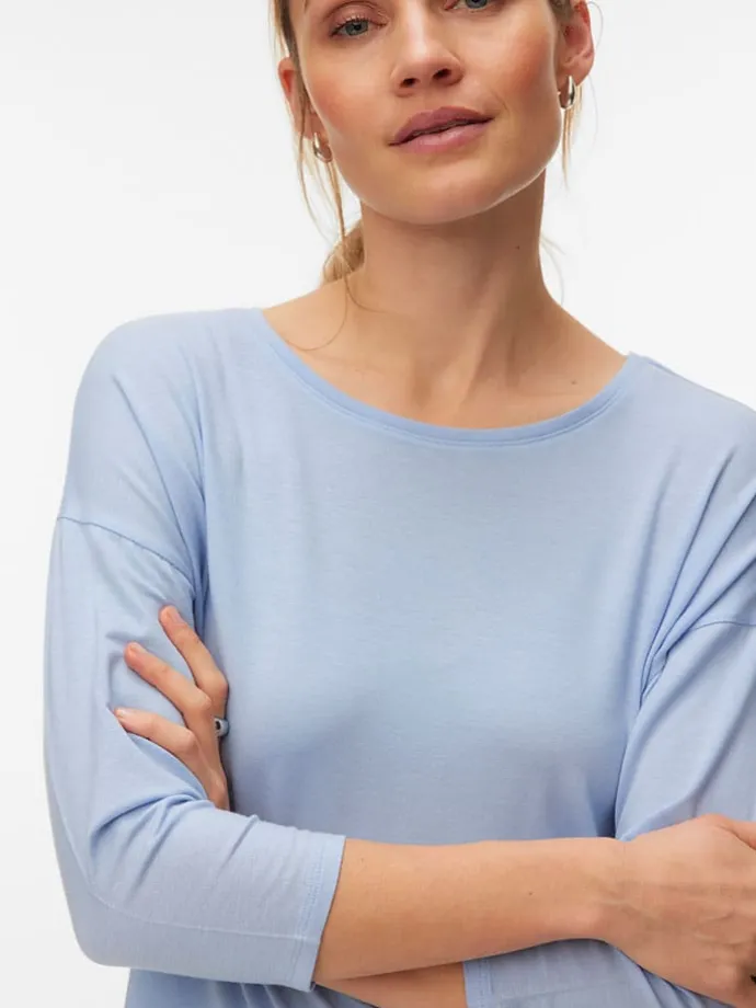 Shirt lichtblauw