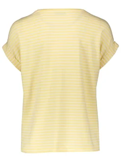 Shirt "Moster" geel/wit