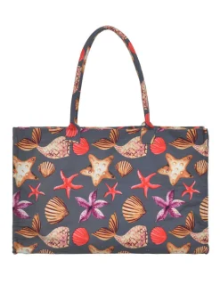 Shopper antraciet - (B)58 x (H)32 cm