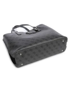 Shopper antraciet - (B)35 x (H)19 x (D)11 cm