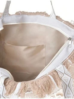 Shopper beige - (B)47 x (H)32 x (D)10 cm