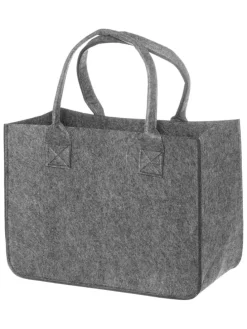 Shopper grijs - (B)38 x (H)28 x (D)20 cm