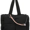 Shopper "Limited Puffed" zwart - (B)41 x (H)27 x (D)17 cm
