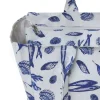 Shopper wit/blauw - (B)42 x (H)35 x (D)20 cm