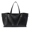 Shopper zwart - (B)50 x (H)30 x (D)18 cm