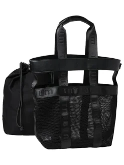 Shopper zwart - (B)43 x (H)41 x (D)14 cm