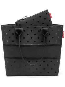 Shopper zwart - (B)38 x (H)35 x (D)5 cm