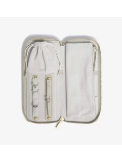 Sieradenetui crème - (B)24,5 x (H)10,5 x (D)3 cm