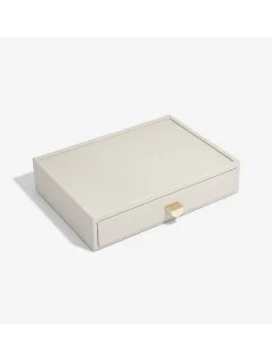 Sieradenkistje "Classic" crème - (B)25 x (H)18 x (D)5,8 cm