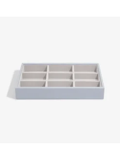 Sieradenkistje paars - (B)28 x (H)18 x (D)3,7 cm