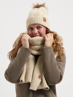 Sjaal beige
