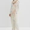 Sjaal crème/beige - (L)198 x (B)66 cm