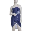 Sjaal donkerblauw - (L)180 x (B)100 cm