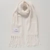 Sjaal "Melly" crème - (L)180 x (B)40 cm