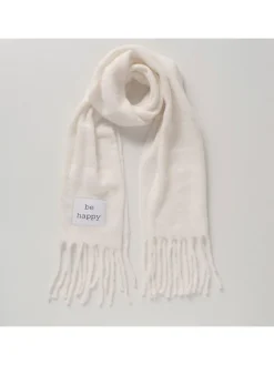 Sjaal "Melly" crème - (L)180 x (B)40 cm