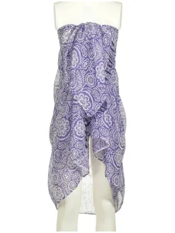 Sjaal paars - (L)180 x (B)700 cm
