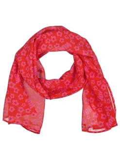 Sjaal rood/roze