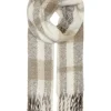Sjaal taupe/crème