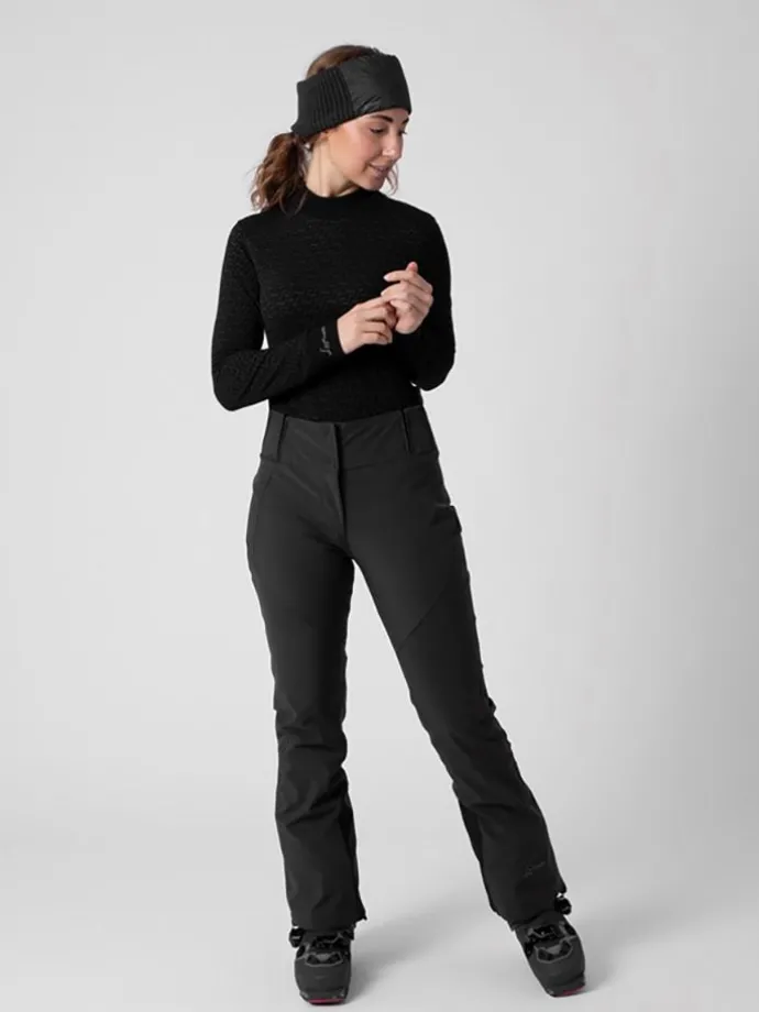Ski-/snowboardbroek zwart