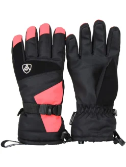 Ski-/snowboardhandschoenen "Miss" zwart/oranje