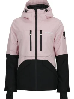Ski-/snowboardjas "Acesna" lichtroze/zwart