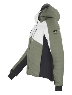 Ski-/snowboardjas "Acharme" kaki/wit