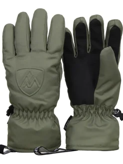 Ski-/snowboardvingerhandschoenen "Monstara" kaki