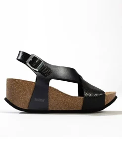 Sleehaksandalen "Brindisi" zwart
