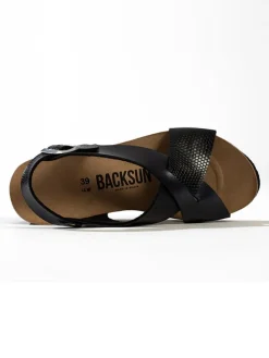 Sleehaksandalen "Brindisi" zwart