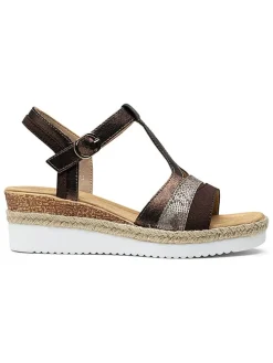 Sleehaksandalen bruin