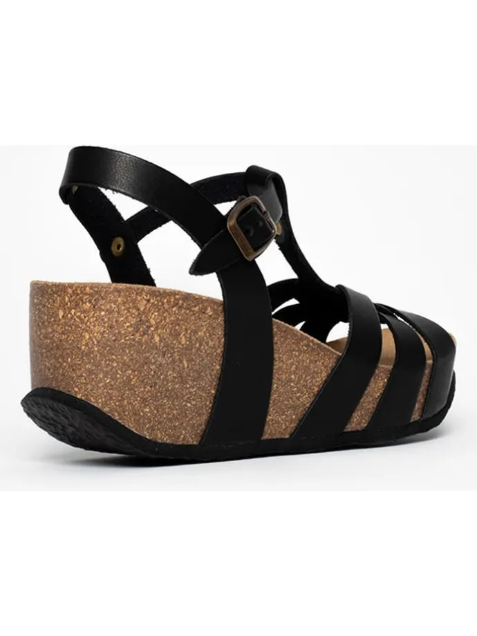 Sleehaksandalen "Cagliari" zwart