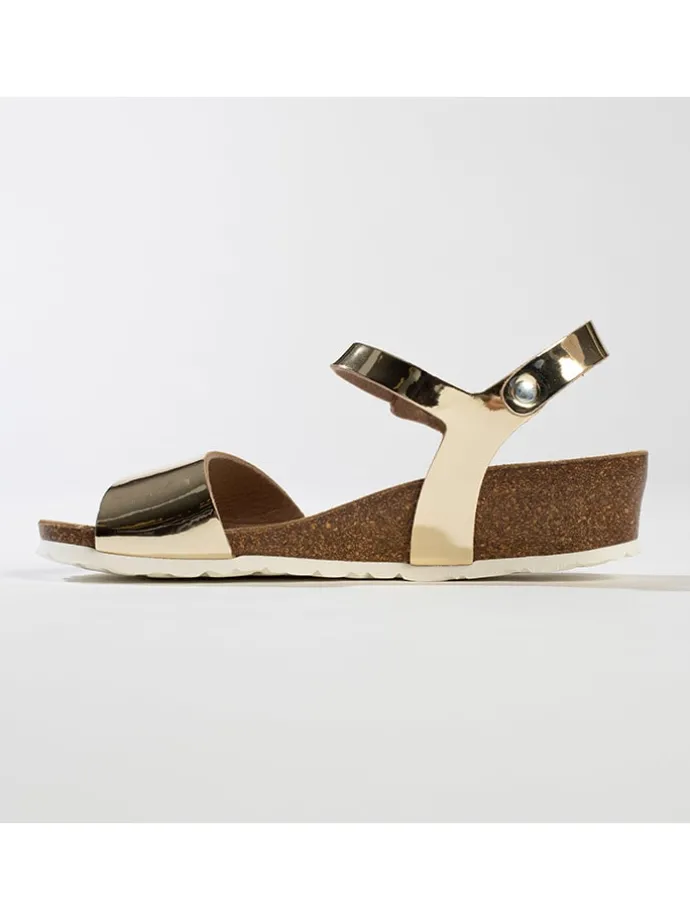Sleehaksandalen "Calabria" goudkleurig