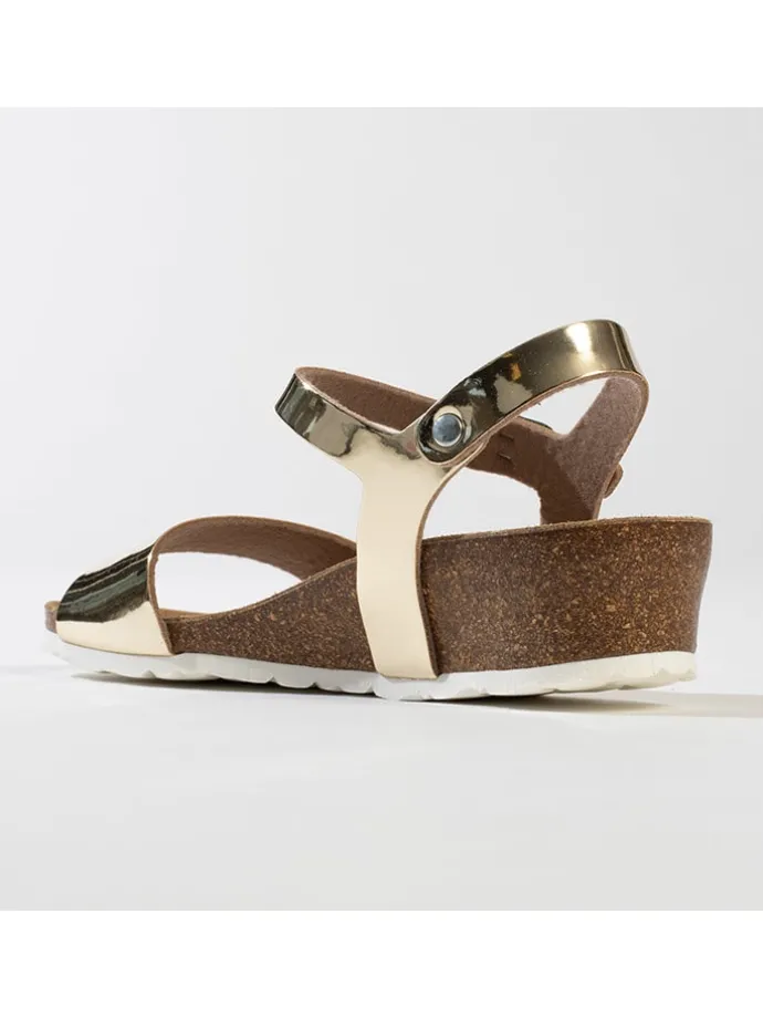 Sleehaksandalen "Calabria" goudkleurig