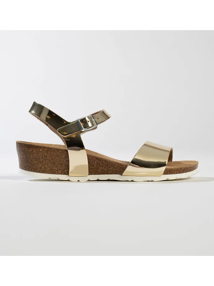 Sleehaksandalen "Calabria" goudkleurig