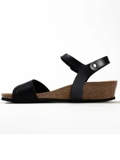 Sleehaksandalen "Calabria" zwart