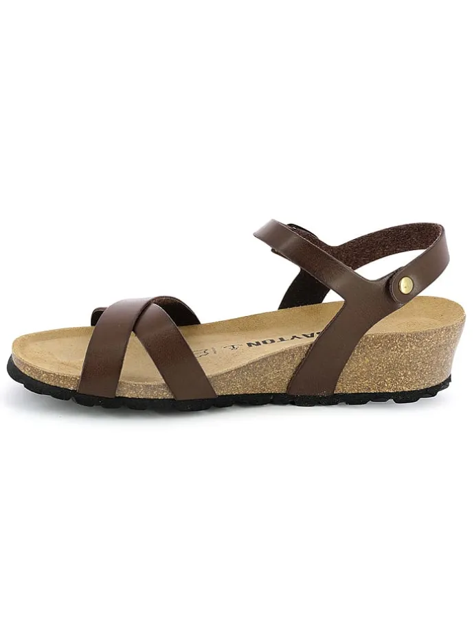 Sleehaksandalen "Canberra" bruin