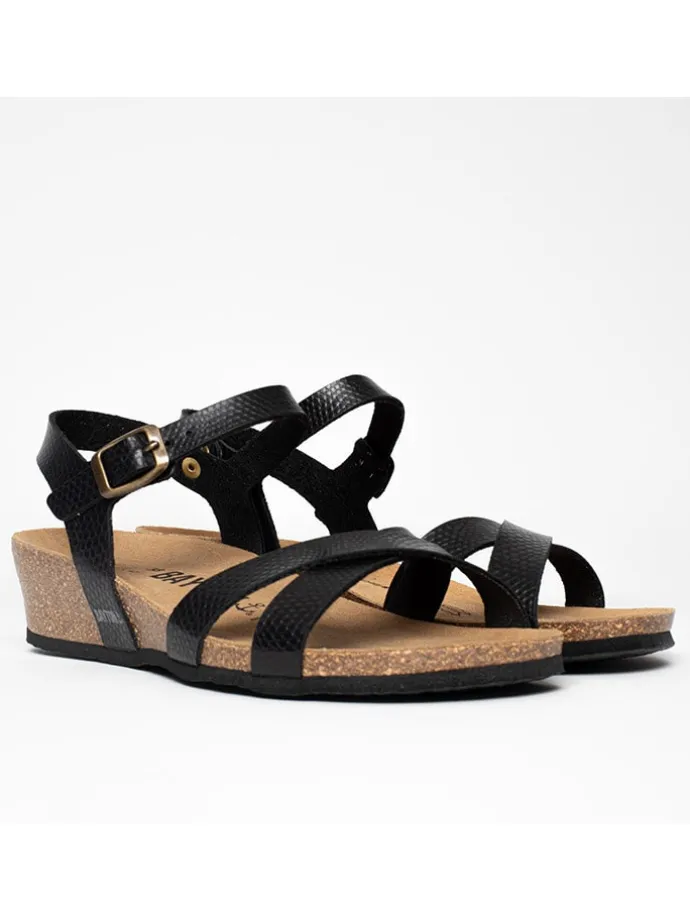 Sleehaksandalen "Canberra" zwart