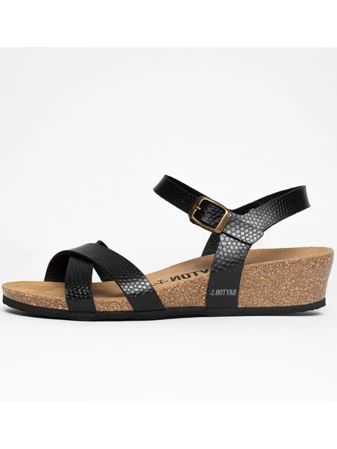 Sleehaksandalen "Canberra" zwart