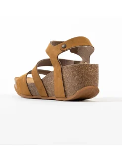 Sleehaksandalen "Cooma" lichtbruin