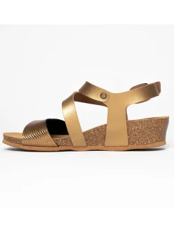 Sleehaksandalen "Cresta" goudkleurig