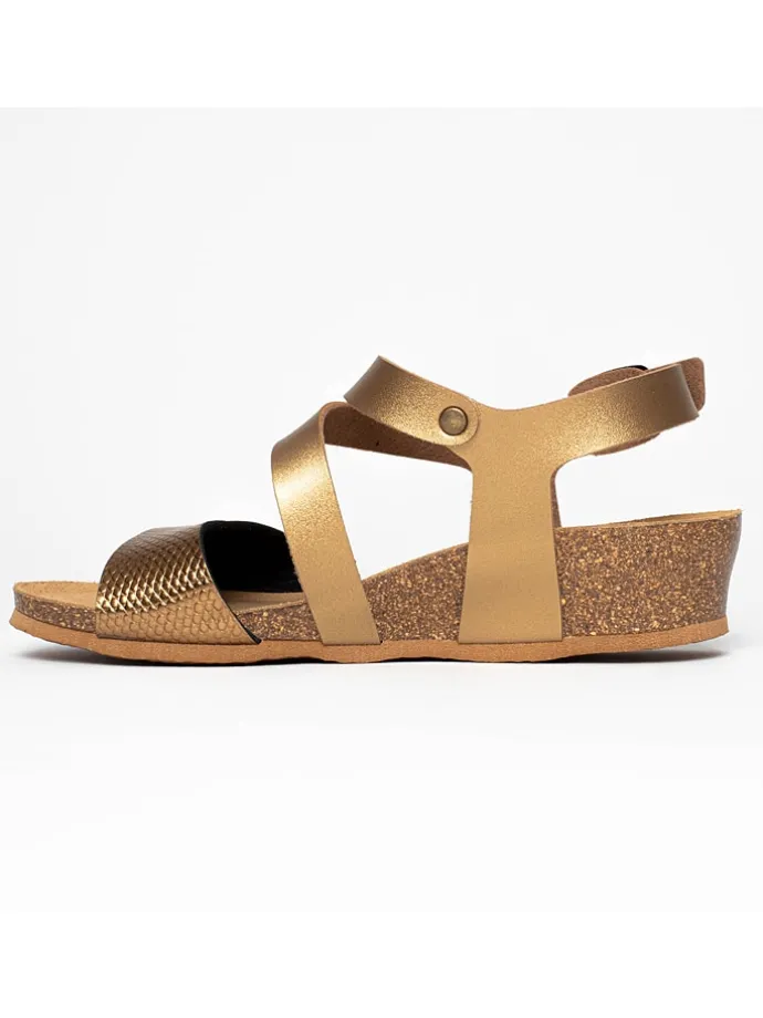Sleehaksandalen "Cresta" goudkleurig