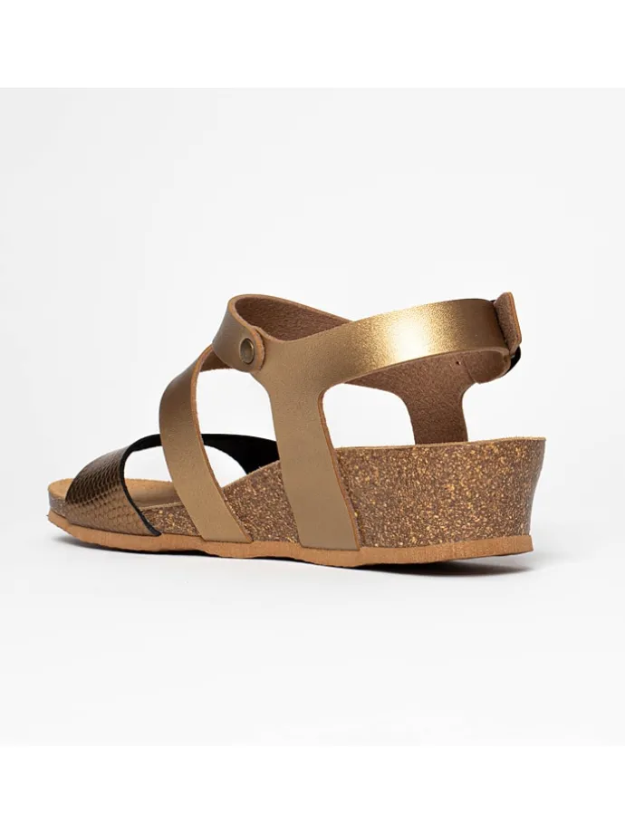 Sleehaksandalen "Cresta" goudkleurig