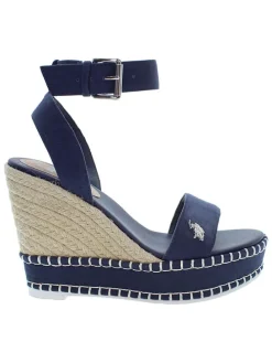 Sleehaksandalen donkerblauw
