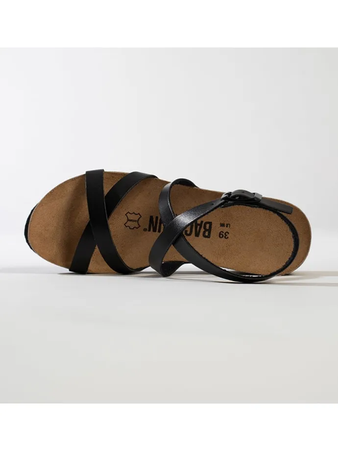 Sleehaksandalen "Dunedin" zwart