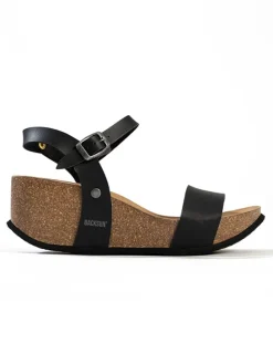 Sleehaksandalen "Hongkong" zwart