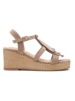 Sleehaksandalen kaki